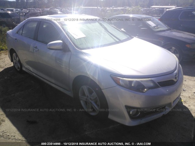 4T1BF1FK6CU051193 - 2012 TOYOTA CAMRY SE/LE/XLE SILVER photo 1
