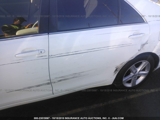4T4BE46KX8R042983 - 2008 TOYOTA CAMRY CE/LE/XLE/SE WHITE photo 6