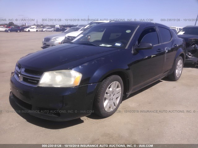 1B3BD4FB5BN542067 - 2011 DODGE AVENGER EXPRESS 蓝色 照片 2