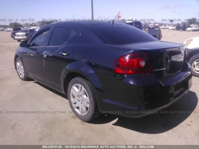 1B3BD4FB5BN542067 - 2011 DODGE AVENGER EXPRESS 蓝色 照片 3