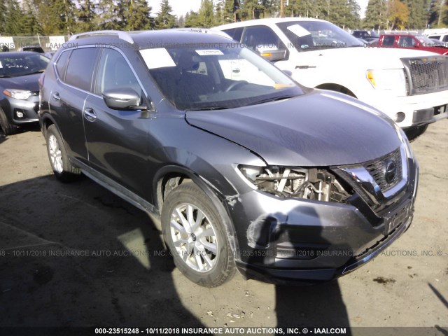 KNMAT2MV9JP542087 - 2018 NISSAN ROGUE S/SV GRAY photo 1