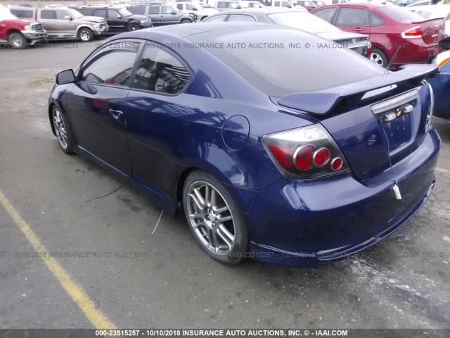 JTKDE167190280093 - 2009 TOYOTA SCION TC 蓝色 照片 3