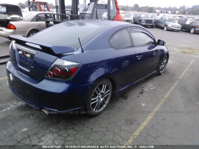 JTKDE167190280093 - 2009 TOYOTA SCION TC 蓝色 照片 4