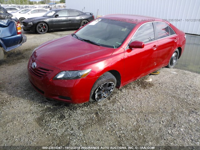 4T1BE46K87U153718 - 2007 TOYOTA CAMRY NEW GENERAT CE/LE/XLE/SE RED photo 6