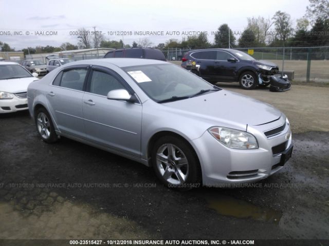 1G1ZC5E09A4125425 - 2010 CHEVROLET MALIBU 1LT SILVER photo 1
