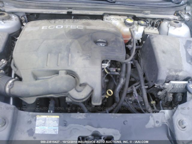 1G1ZC5E09A4125425 - 2010 CHEVROLET MALIBU 1LT SILVER photo 10