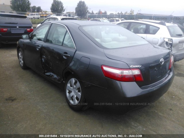 4T1BE46K89U815025 - 2009 TOYOTA CAMRY SE/LE/XLE ნაცრისფერი ფოტო 3