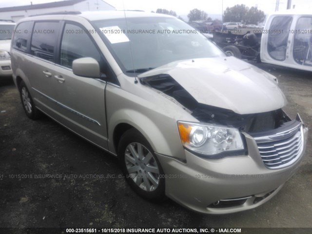 2C4RC1BG9ER363845 - 2014 CHRYSLER TOWN & COUNTRY TOURING TAN photo 1