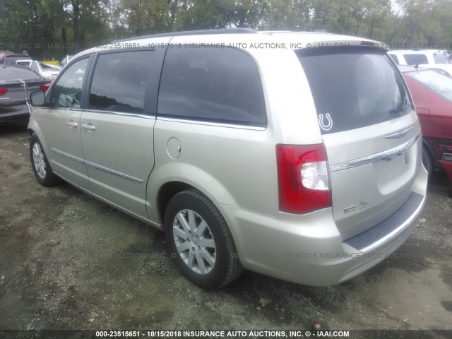 2C4RC1BG9ER363845 - 2014 CHRYSLER TOWN & COUNTRY TOURING TAN photo 3