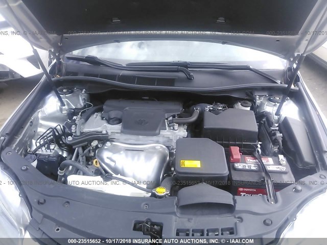 4T1BF1FK7FU044743 - 2015 TOYOTA CAMRY LE/XLE/SE/XSE 银色 照片 10