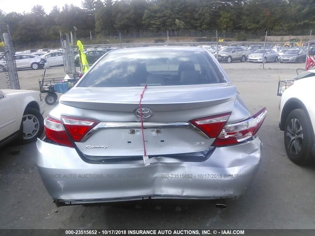 4T1BF1FK7FU044743 - 2015 TOYOTA CAMRY LE/XLE/SE/XSE SILVER photo 6