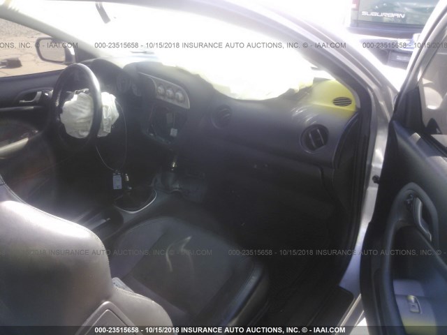 JH4DC53093C011372 - 2003 ACURA RSX TYPE-S SILVER photo 5