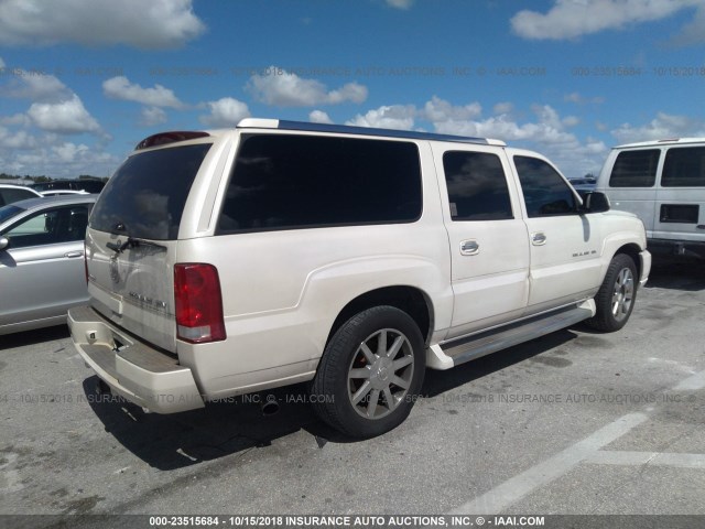 3GYFK66NX6G152926 - 2006 CADILLAC ESCALADE ESV WHITE photo 4