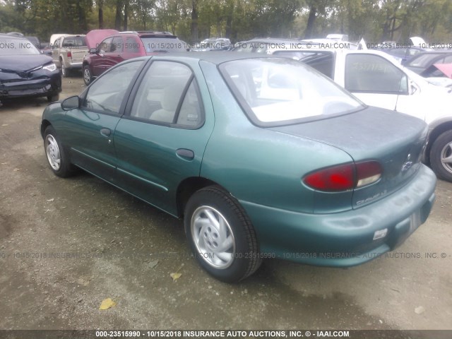 1G1JF5249V7141818 - 1997 CHEVROLET CAVALIER LS GREEN photo 3