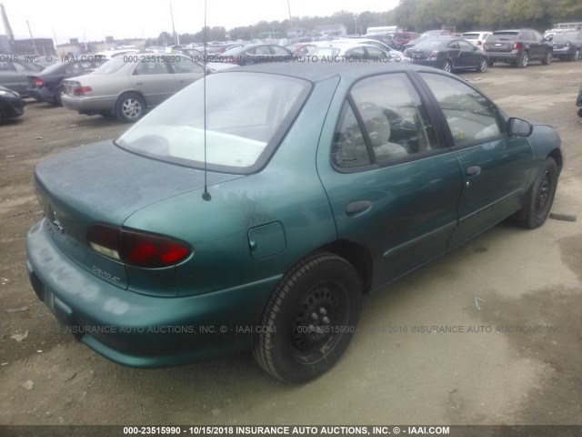 1G1JF5249V7141818 - 1997 CHEVROLET CAVALIER LS GREEN photo 4