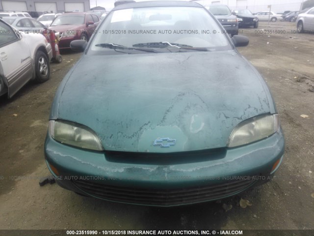 1G1JF5249V7141818 - 1997 CHEVROLET CAVALIER LS GREEN photo 6