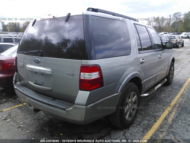 1FMFU16508LA04059 - 2008 FORD EXPEDITION XLT BROWN photo 4