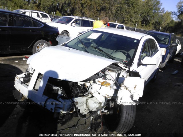 1G1ZC5EB4A4136236 - 2010 CHEVROLET MALIBU 1LT WHITE photo 2