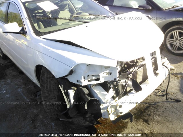 1G1ZC5EB4A4136236 - 2010 CHEVROLET MALIBU 1LT WHITE photo 6