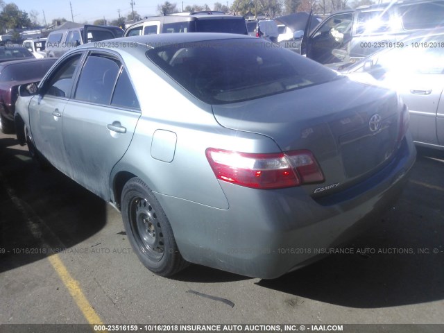 4T1BE46K88U763121 - 2008 TOYOTA CAMRY CE/LE/XLE/SE GREEN photo 3