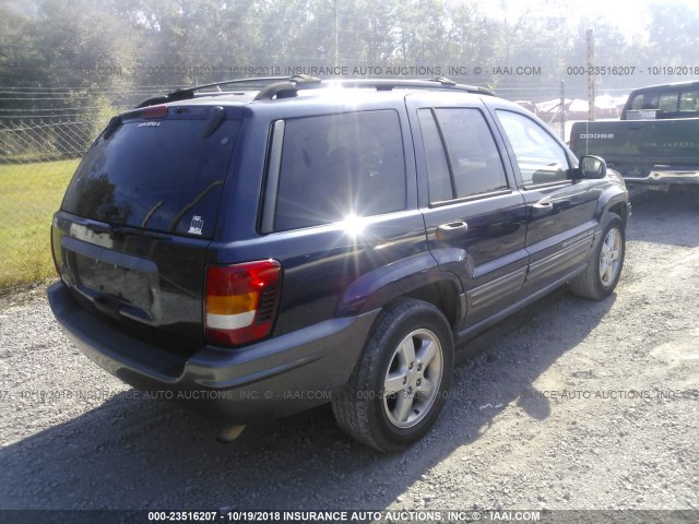 1J4GX48S14C301124 - 2004 JEEP GRAND CHEROKEE LAREDO/COLUMBIA/FREEDOM 蓝色 照片 4