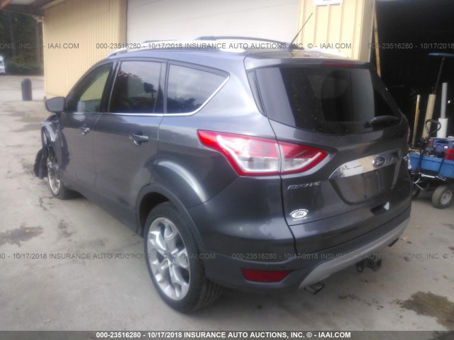 1FMCU9J96FUA96684 - 2015 FORD ESCAPE TITANIUM GRAY photo 3