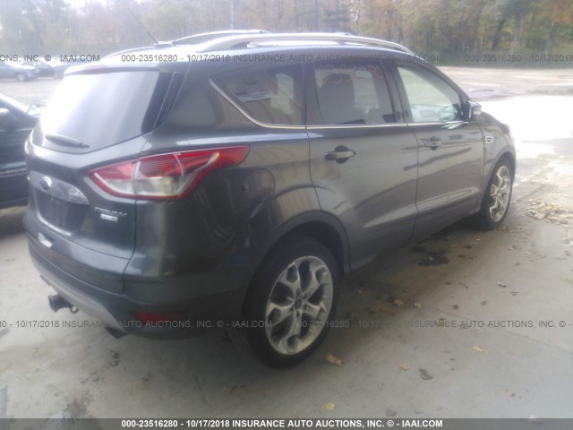 1FMCU9J96FUA96684 - 2015 FORD ESCAPE TITANIUM GRAY photo 4