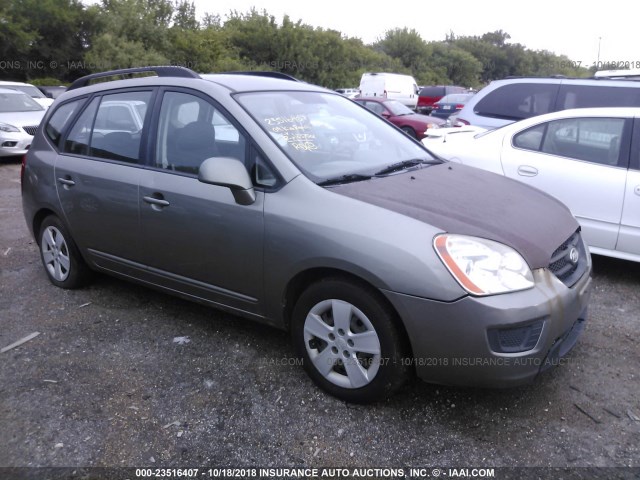 KNAFG528X97252720 - 2009 KIA RONDO LX/EX GRAY photo 1