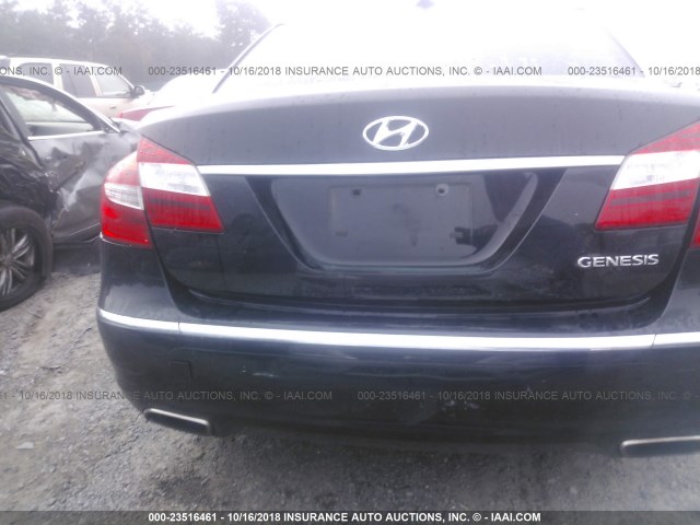 KMHGC4DD5CU155159 - 2012 HYUNDAI GENESIS 3.8L BLACK photo 6