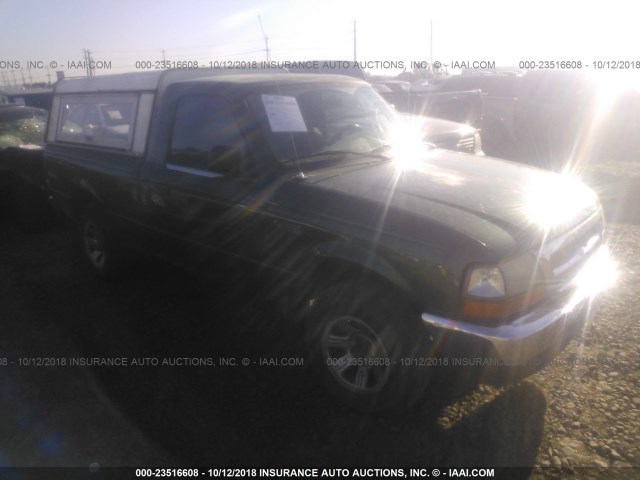 1FTYR10C6YPA33578 - 2000 FORD RANGER GREEN photo 1