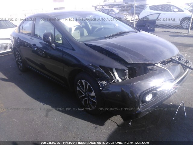 19XFB2F90DE251488 - 2013 HONDA CIVIC EXL 黑色 照片 1