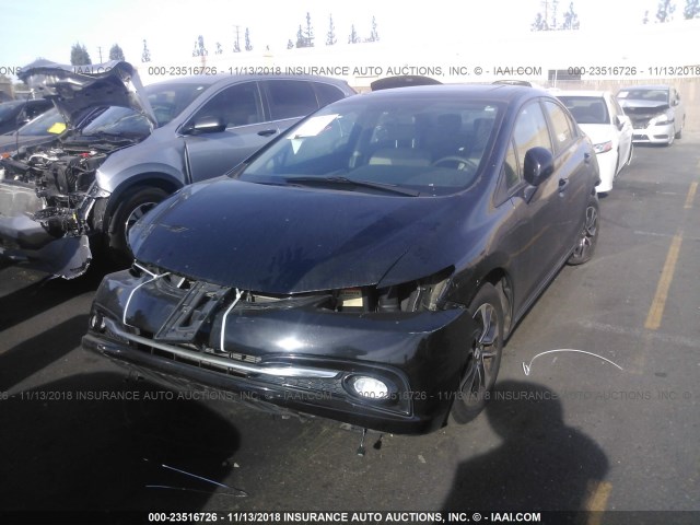 19XFB2F90DE251488 - 2013 HONDA CIVIC EXL 黑色 照片 2