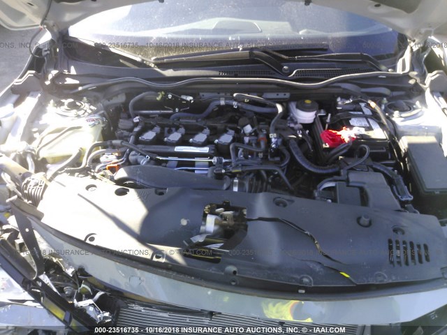 SHHFK7H99JU412838 - 2018 HONDA CIVIC SPORT TOURING Light Blue photo 10