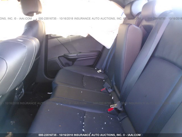 SHHFK7H99JU412838 - 2018 HONDA CIVIC SPORT TOURING Light Blue photo 8