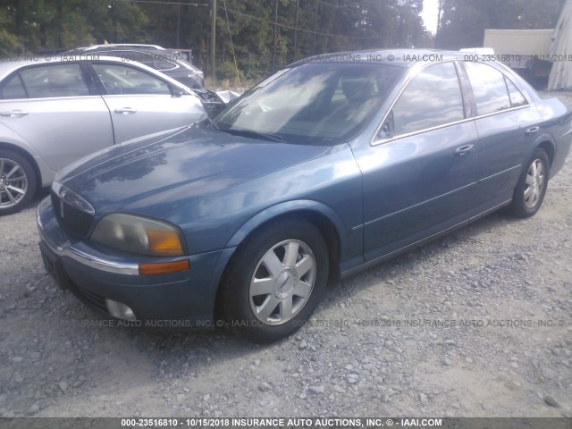 1LNHM86SX2Y710053 - 2002 LINCOLN LS 蓝色 照片 2