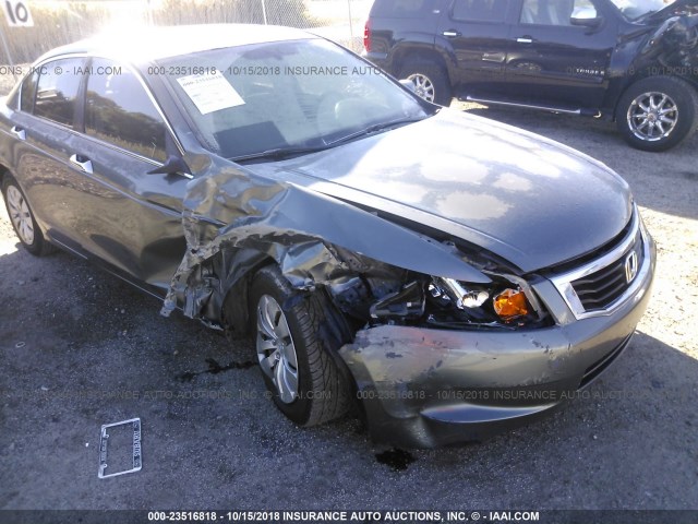 JHMCP263X8C040035 - 2008 HONDA ACCORD LX GRAY photo 6