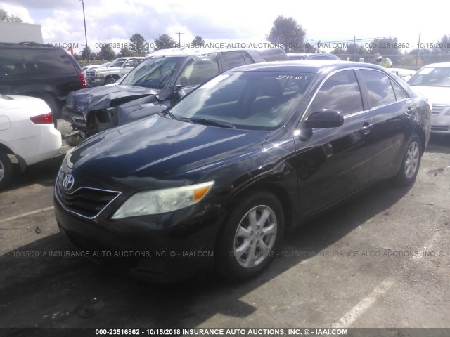 4T1BF3EK9AU074087 - 2010 TOYOTA CAMRY SE/LE/XLE BLACK photo 2