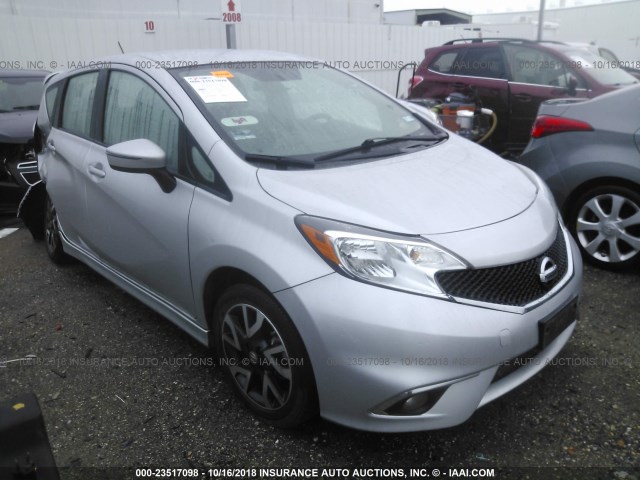 3N1CE2CP7FL445448 - 2015 NISSAN VERSA NOTE S/S PLUS/SV/SL/SR GRAY photo 1