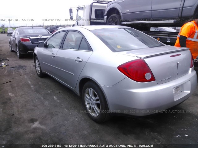 1G2ZF55BX64182017 - 2006 PONTIAC G6 SE SILVER photo 3