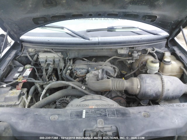 1FTRF12265NB51817 - 2005 FORD F150 GREEN photo 10