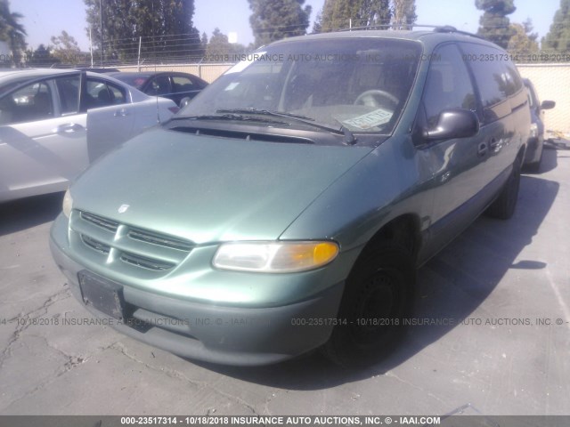 2B4GP44R4WR529716 - 1998 DODGE GRAND CARAVAN SE/SPORT GREEN photo 2