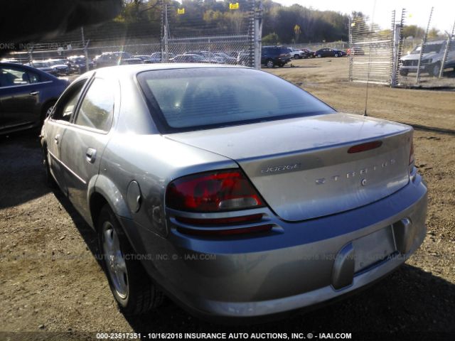 1B3EL46R76N198468 - 2006 DODGE STRATUS SXT GRAY photo 3