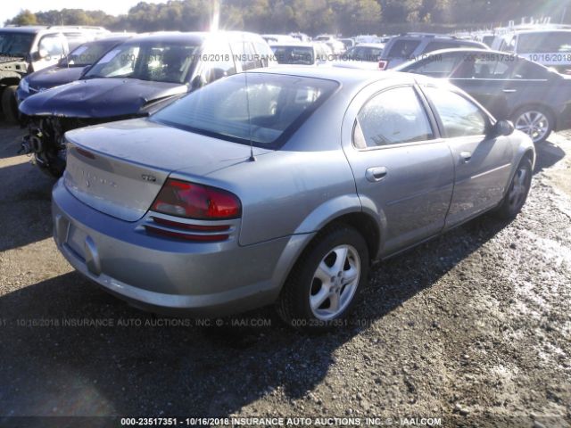 1B3EL46R76N198468 - 2006 DODGE STRATUS SXT GRAY photo 4