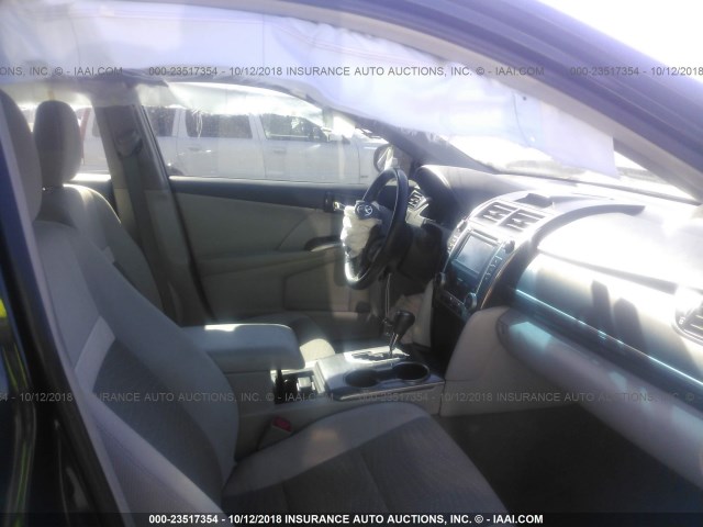 4T1BD1FK5DU088436 - 2013 TOYOTA CAMRY HYBRID/LE/XLE 蓝色 照片 5