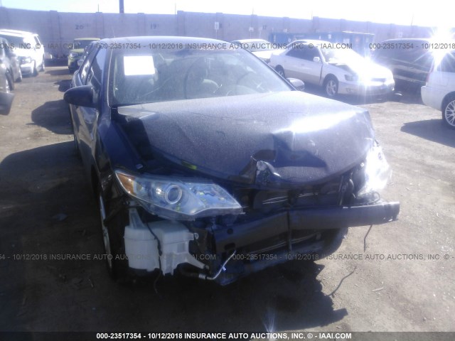 4T1BD1FK5DU088436 - 2013 TOYOTA CAMRY HYBRID/LE/XLE 蓝色 照片 6