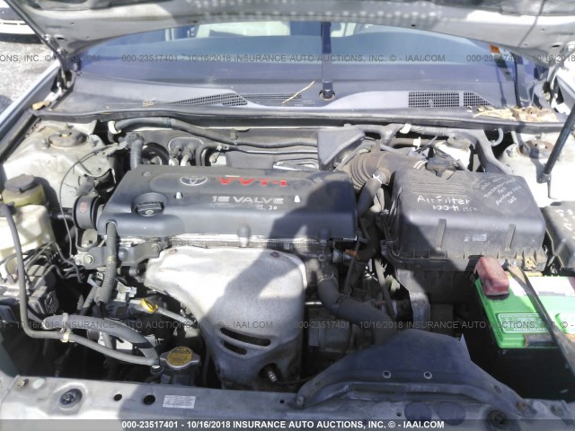 4T1BE32KX4U934672 - 2004 TOYOTA CAMRY LE/XLE/SE SILVER photo 10