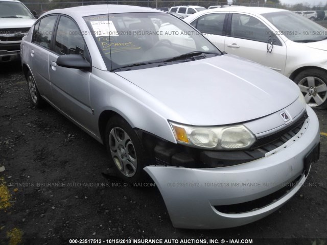 1G8AJ52F73Z143943 - 2003 SATURN ION LEVEL 2 SILVER photo 1