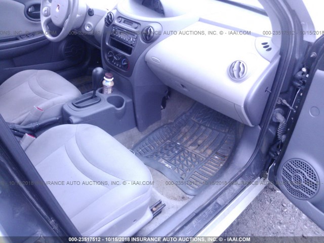 1G8AJ52F73Z143943 - 2003 SATURN ION LEVEL 2 SILVER photo 5