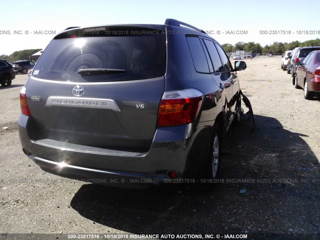 JTEDS41A982057853 - 2008 TOYOTA HIGHLANDER 锡色 照片 4