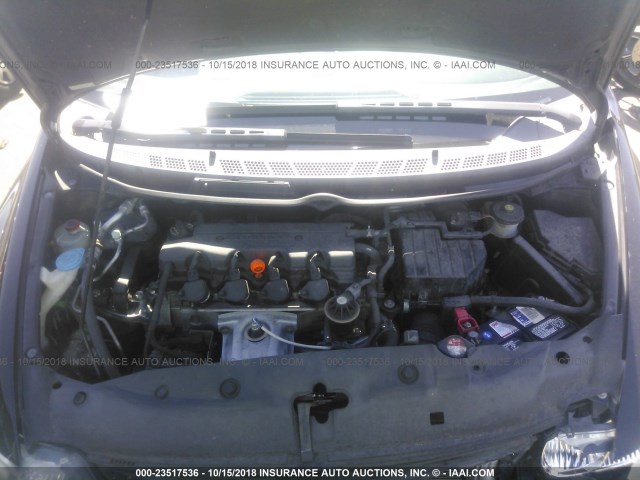 2HGFG129X8H563184 - 2008 HONDA CIVIC EXL 黑色 照片 10